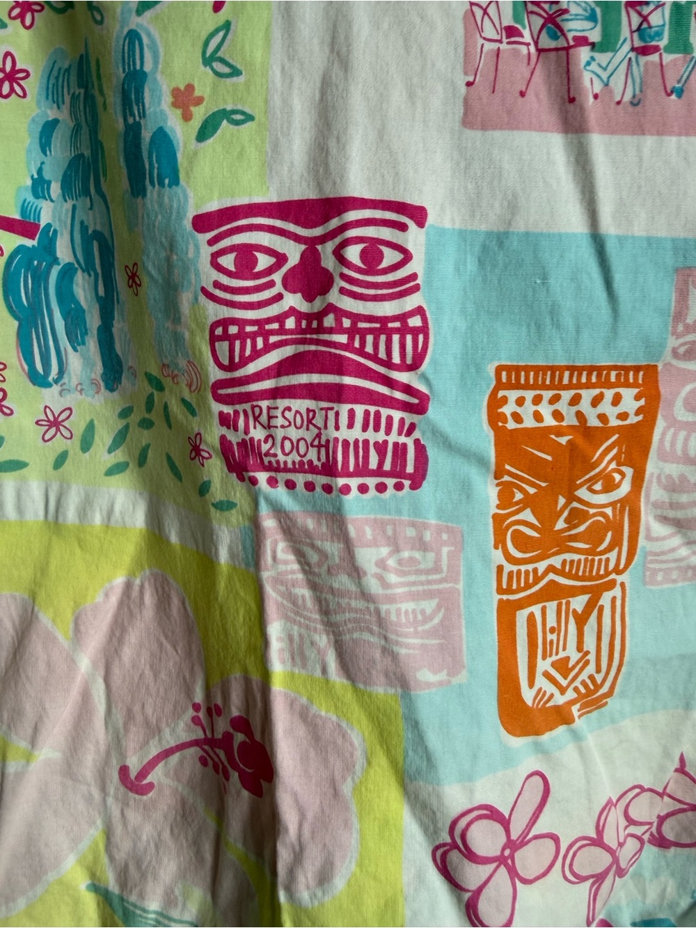 🌺 Lilly Pulitzer Hawaiian Patchwork Skort – Size 2 - Picture 3 of 10